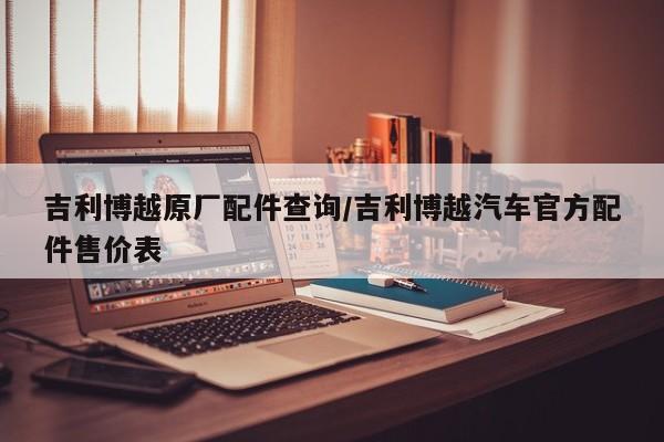 吉利博越原厂配件查询/吉利博越汽车官方配件售价表